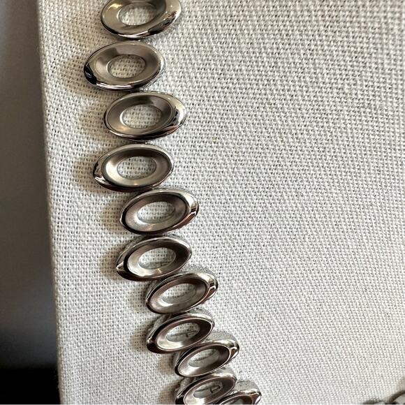 Skagen Stainless Steel Necklace Denmark Jewelry Contemporary Casual Minimalist - Picture 8 of 11